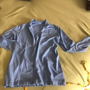 J McLaughlin cardigan open, M, blue